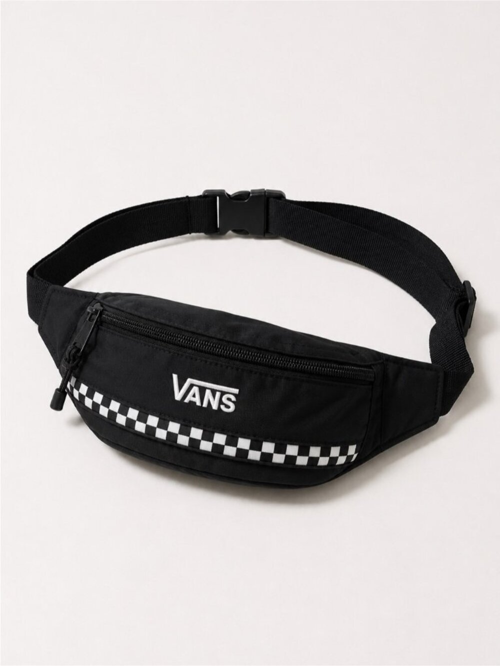 Vans Black Checkerboard Sling Bag Crossbody Waist Pack